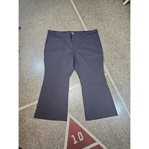 Old Navy Women's Plus Size 26 Short Low Waist Stretch Office Brown Pants Career